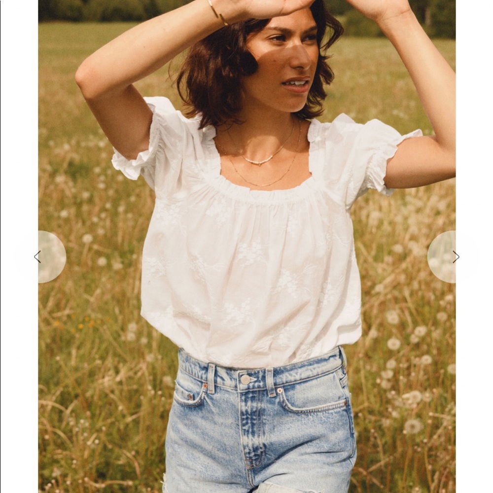 & Other Stories Puff Sleeve Top EU 36/US 2